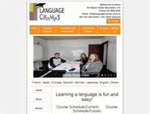 Tablet Screenshot of languagechamps.com.au